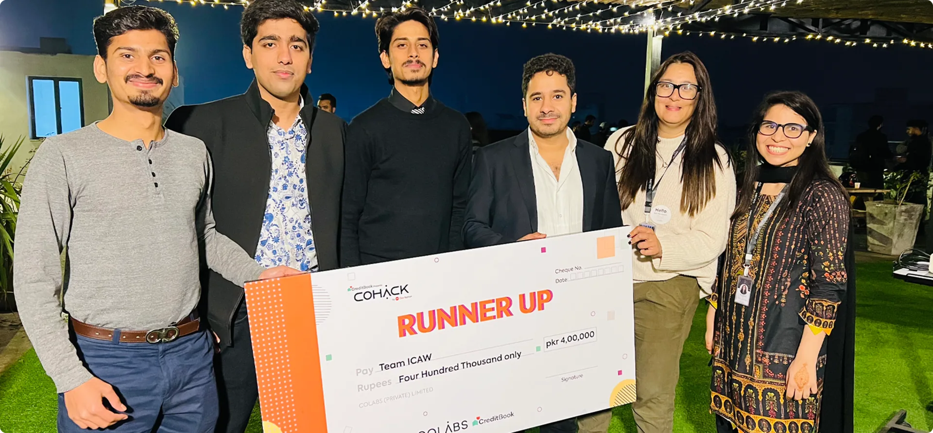 EggyStudio team with National Hackathon runner-up recognition